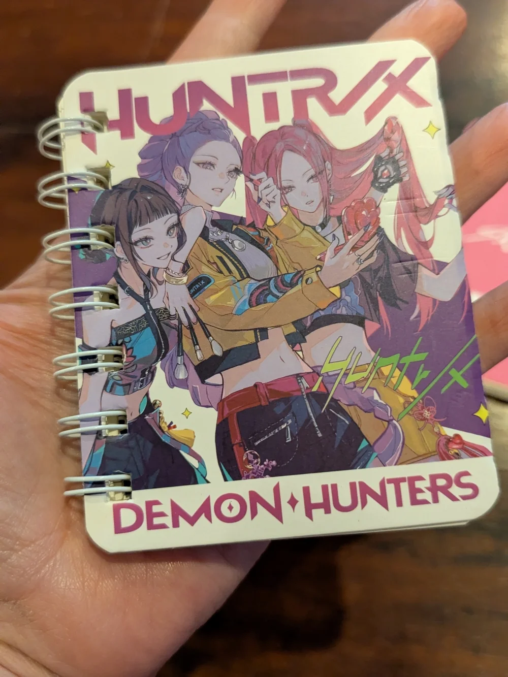 3 K-pop Demon Hunters And Saja Boys Mini Notebooks